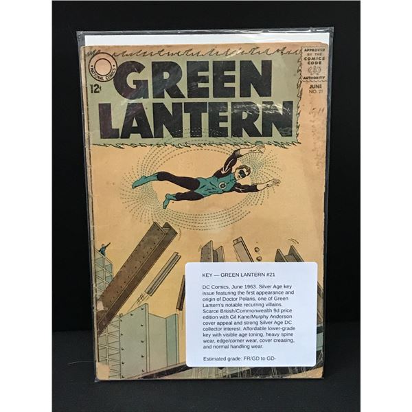 GREEN LANTERN #21 (1963) - DC COMICS