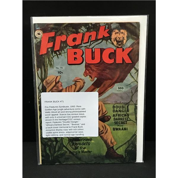 FRANK BUCK #71 (1950) - FOX FEATURES SYNDICATE