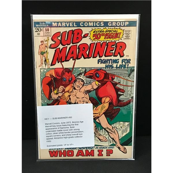 SUB-MARINER #50 (1972) - MARVEL COMICS