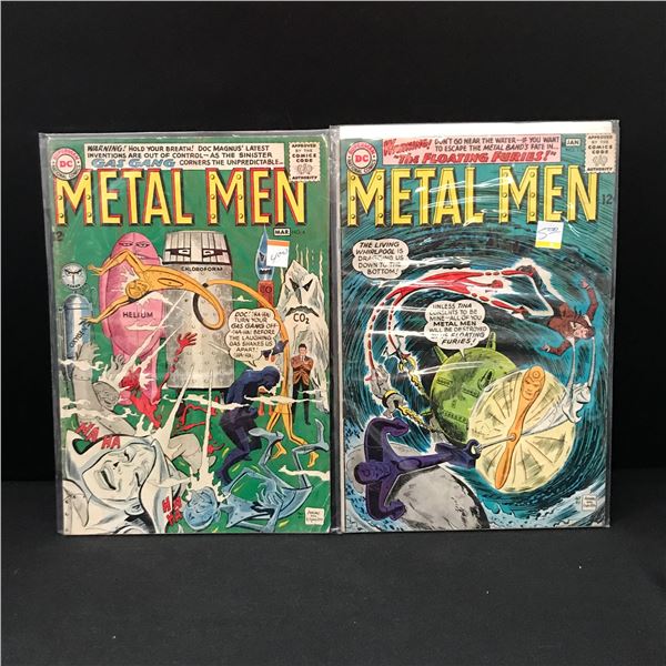 LOT OF 2 METAL MEN COMICS - DC COMICS