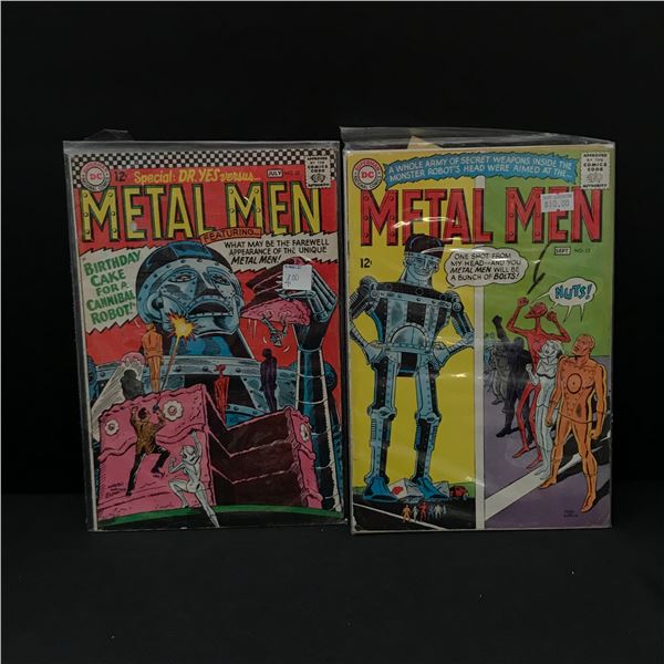LOT OF 2 METAL MEN COMICS - DC COMICS