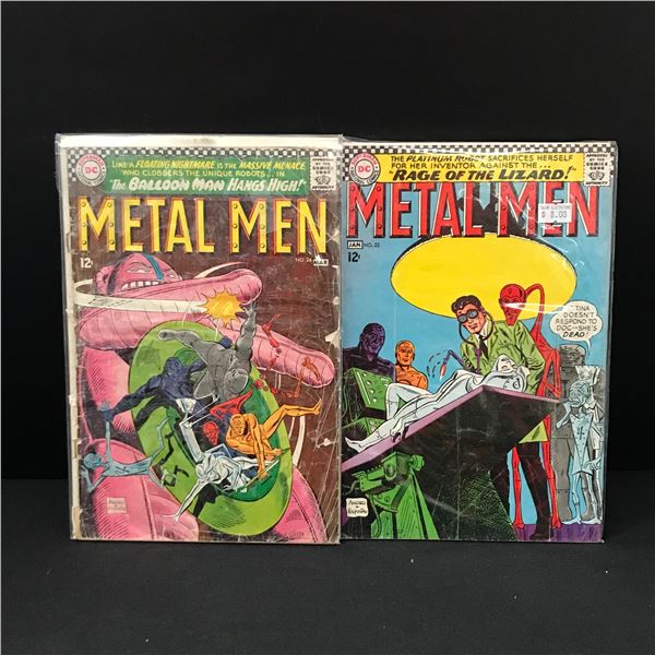 LOT OF 2 METAL MEN COMICS #23 - #24 - DC COMICS