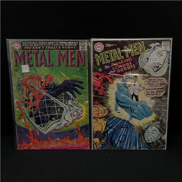 LOT OF 2 METAL MEN COMICS - DC COMICS