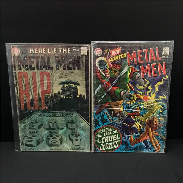 LOT OF 2 METAL MEN COMICS - DC COMICS