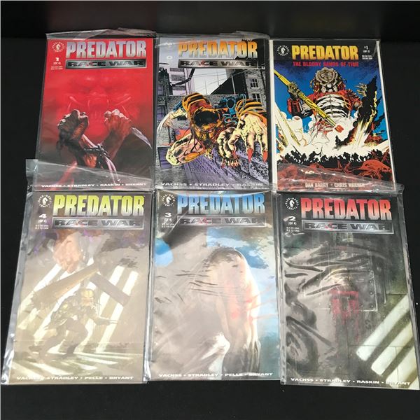 LOT OF 6 PREDATOR COMICS - DARK HORSE