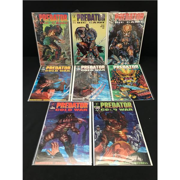 LOT OF 8 PREDATOR COMICS - DARK HORSE
