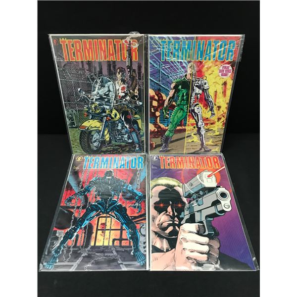 LOT OF 4 TERMINATOR COMICS INCLUDING #1 - DARK HORSE