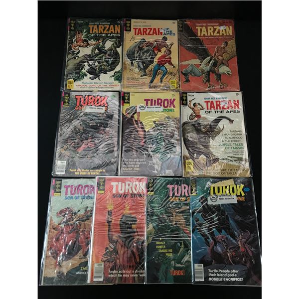 LOT OF 10 MIXED TITLE COMICS - GOLD KEY COMICS