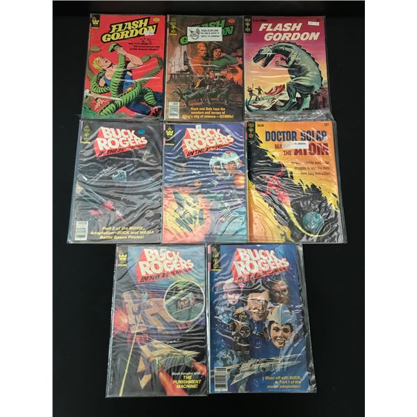 LOT OF 8 MIXED TITLE COMICS - GOLD KEY COMICS