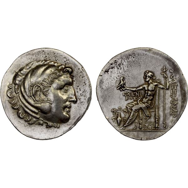 AEOLIS: Temnos, AR tetradrachm (16.70g), ca. 188-170 BC, Choice VF