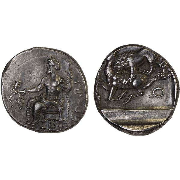 CILICIA: Tarsos, Mazaios, satrap, 361-334 BC, AR stater (10.82g), Choice VF