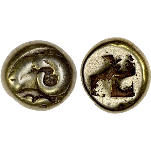 IONIA: Phokaia, EL hekte (2.50g), ca. 521-478 BC, Fine