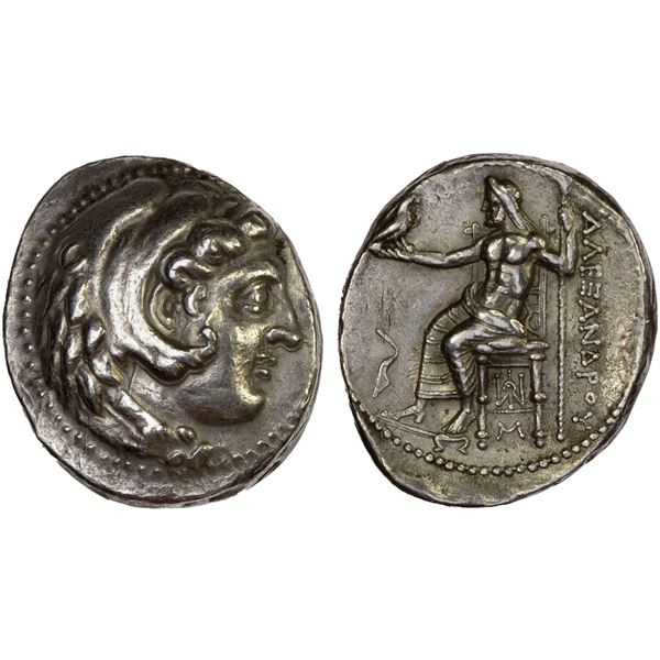 MACEDONIAN KINGDOM: Alexander III 'the Great', 336-323 BC, AR tetradrachm, Babylon, 325-323 BC, Choi