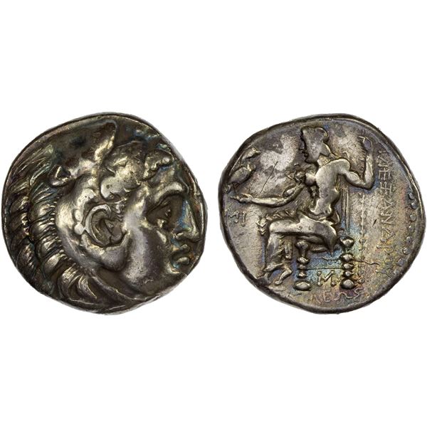 MACEDONIAN KINGDOM: Alexander III 'the Great', 336-323 BC, AR tetradrachm (17.09g), uncertain mint, 