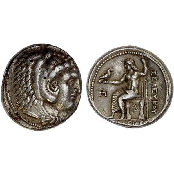 SELEUKID KINGDOM: Antiochos I Soter, 281-261 BC, AR tetradrachm (16.73g), Susa, Choice VF
