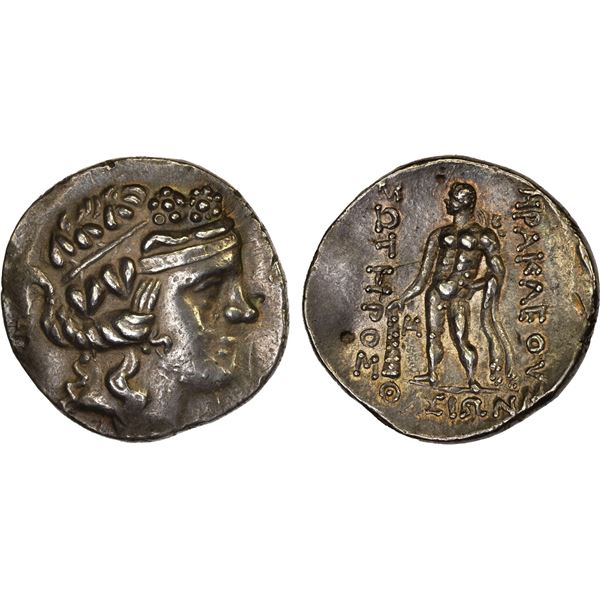THRACIAN ISLANDS: Thasos, AR tetradrachm (16.85g), ca. 2nd-1st century BC, VF-XF