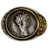 Image 1 : ROMAN EMPIRE: Tiberius, 14-37 AD, coin ring (30.66g), VF