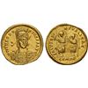 Image 1 : ROMAN EMPIRE: Theodosius II, 402-450 AD, AV solidus (4.42g), Constantinople, 425-429 AD, NGC AU