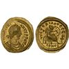 Image 1 : BYZANTINE EMPIRE: Justinian I, 527-565, AV semissis (2.19g), Constantinople, Choice UNC