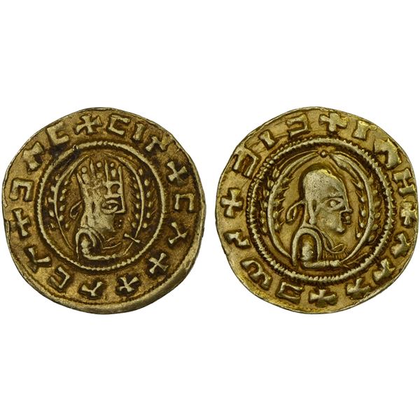 AXUM: Eon, ca. 400-425, AV unit (1.59g), nearly XF