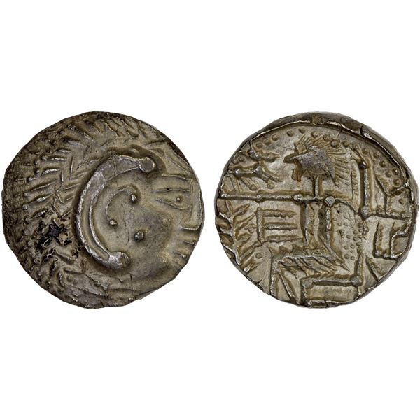 EASTERN ARABIA: Mleiha Series, AR tetradrachm (15.03g), ca. 1st c. BC to 2nd c. AD, XF