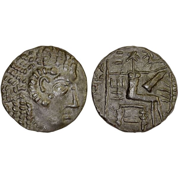 EASTERN ARABIA: Mleiha Series, BI tetradrachm (13.84g), ca. 1st c. BC to 2nd c. AD, Choice VF