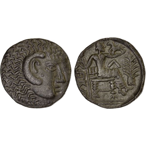 EASTERN ARABIA: Mleiha Series, BI tetradrachm (15.47g), ca. 1st c. BC to 2nd c. AD, VF