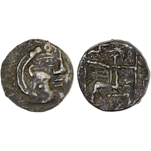 EASTERN ARABIA: Mleiha Series, BI tetradrachm (15.36g), ca. 1st c. BC to 2nd c. AD, VF