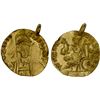 Image 1 : ANCIENT CENTRAL ASIA: Late Roman Style, AV burial piece (1.71g), ca. late 5th-6th century, Choice AU
