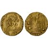 Image 1 : ANCIENT CENTRAL ASIA: Byzantine Style, AV burial piece (2.16g), ca. 6th-8th century, VF