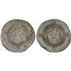 Image 1 : ARAB-SASANIAN: Humran b. Aban, 691, AR dirham (3.66g), ART (Ardashir Khurra), AH72, F-VF
