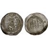 Image 1 : ARAB-SASANIAN: Anonymous, AR drachm (4.02g), SK (Sijistan), AH81 (sic), XF