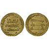 Image 1 : ABBASID: al-Mansur, 754-775, AV dinar (4.18g), NM, AH142, XF