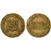 Image 1 : ABBASID: al-Mansur, 754-775, AV dinar (4.08g), NM, AH150, XF