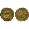Image 1 : ABBASID: al-Muktafi, 902-908, AV dinar (3.99g), al-Masisa, AH295, strong VF