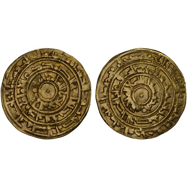 FATIMID: al-Mu'izz, 953-975, AV dinar (4.09g), Misr, AH363, nearly VF