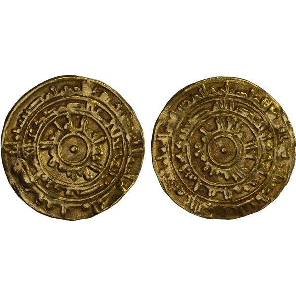 FATIMID: al-Mu'izz, 953-975, AV dinar (4.12g), Misr, AH3(6)4, F-VF