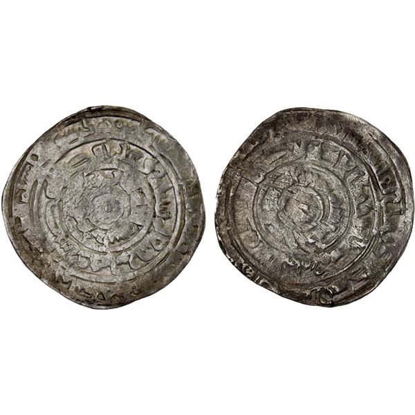 FATIMID: al-Mu'izz, 953-975, AR broad dirham (3.25g), Filastin, AH(3)59, Fine