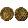 Image 1 : FATIMID: al-'Aziz, 975-996, AV 1/4 dinar (1.03g), al-Mahdiya, AH383, VF