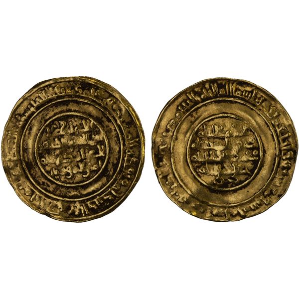 FATIMID: al-Zahir, 1021-1036, AV 1/4 dinar (1.06g), Misr, AH425, F-VF