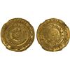 Image 1 : FATIMID: al-Mustansir, 1036-1094, AV dinar (3.79g), Tarabulus (Tripoli), AH443, NGC MS62