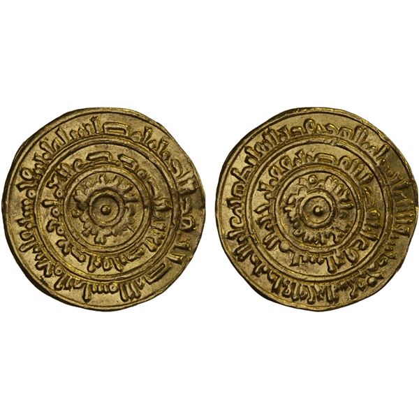 FATIMID: al-Mustansir, 1036-1094, AV dinar (4.24g), Misr, AH452, XF