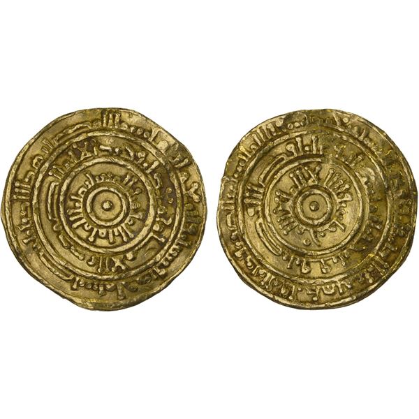 FATIMID: al-Mustansir, 1036-1094, AV dinar (4.17g), Misr, AH461, VF