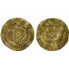 Image 1 : FATIMID: al-Mustansir, 1036-1094, AV dinar (4.17g), Misr, AH461, VF