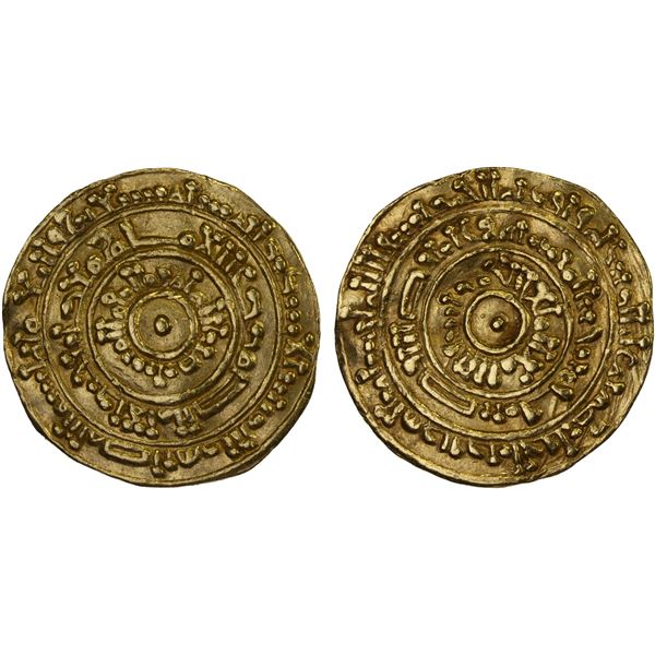 FATIMID: al-Mustansir, 1036-1094, AV dinar (4.01g), al-Iskandariya, AH470, XF