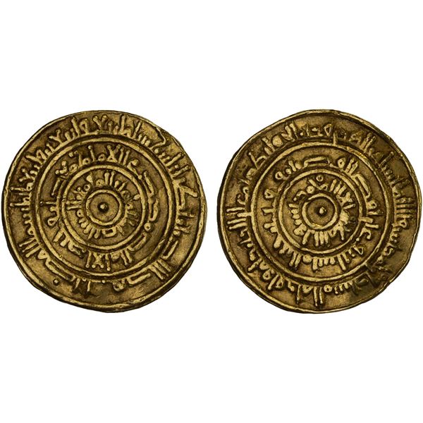 FATIMID: al-Mustansir, 1036-1094, AV dinar (4.35g), al-Iskandariya, AH480, strong VF