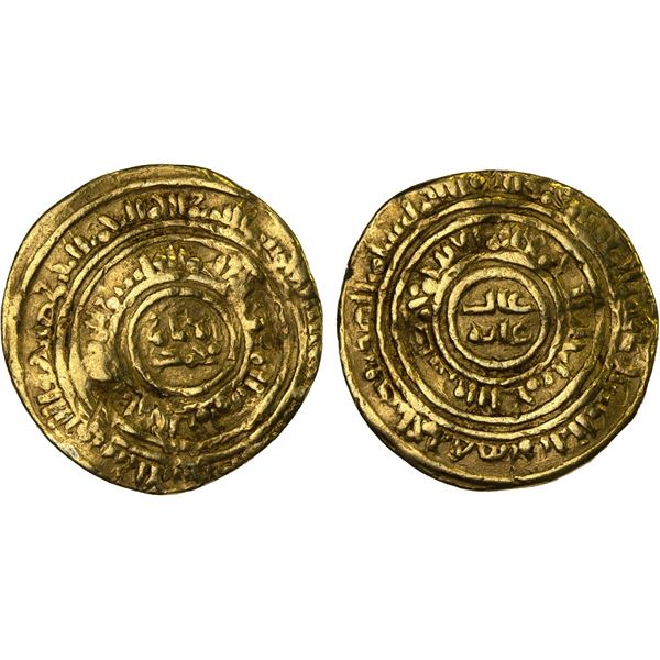 FATIMID: Interregnum, 1130-1131, AV dinar (4.16g), al-Iskandariya, AH525, VF