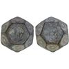 Image 1 : FATIMID: Anonymous, ca. 950-1100, AE polyhedral weight (14.6g), VF