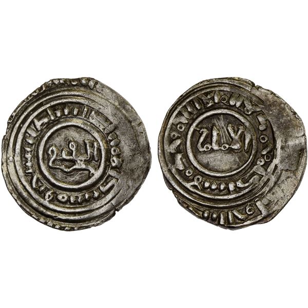 BURID: Abaq, 1140-1154, debased AV dinar (3.68g), DM, AH5xx, VF