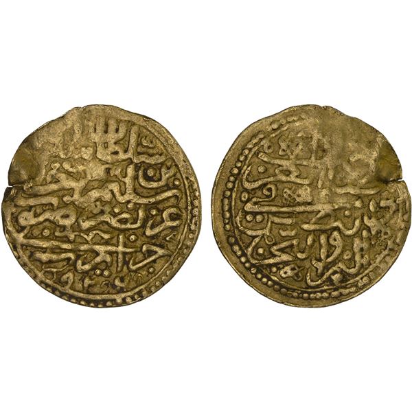 OTTOMAN EMPIRE: Süleyman I, 1520-1566, AV sultani (3.39g), Jaza'ir (Cezayir), AH926, F-VF